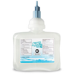 Alpet Q E2 Sanitizing Foam Soap Refill - 1250mL (6-Pack) | Antibacterial Hand Soap for Commercial & Home Use | Ideal for Restaurants, Hospitals, and Offices