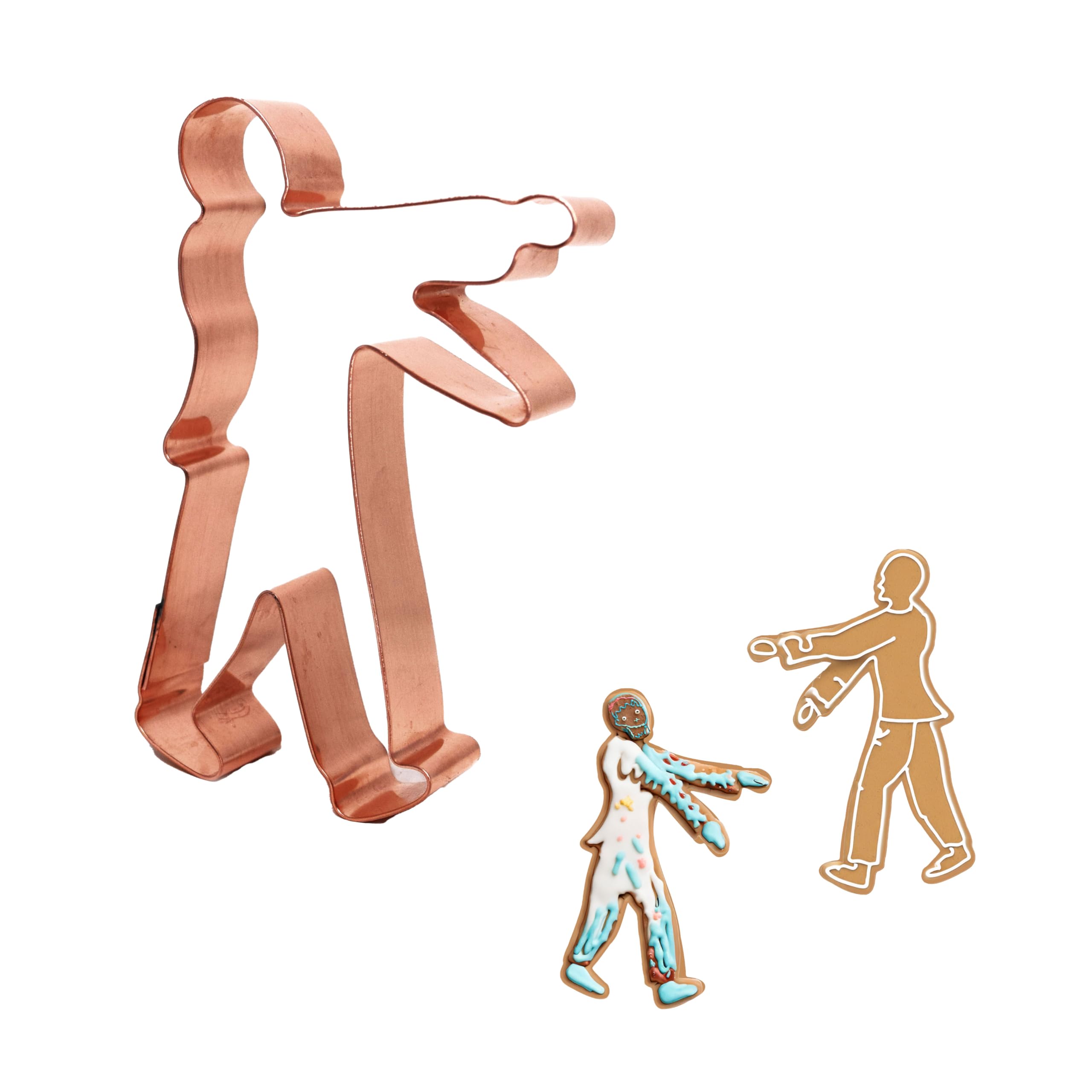 Walking Zombie Halloween Cookie Cutter Set - Spooky Undead Shape for DIY Cookies, Cupcakes & Party Decor | Perfect for Halloween Baking, Themed Parties & Horror Events