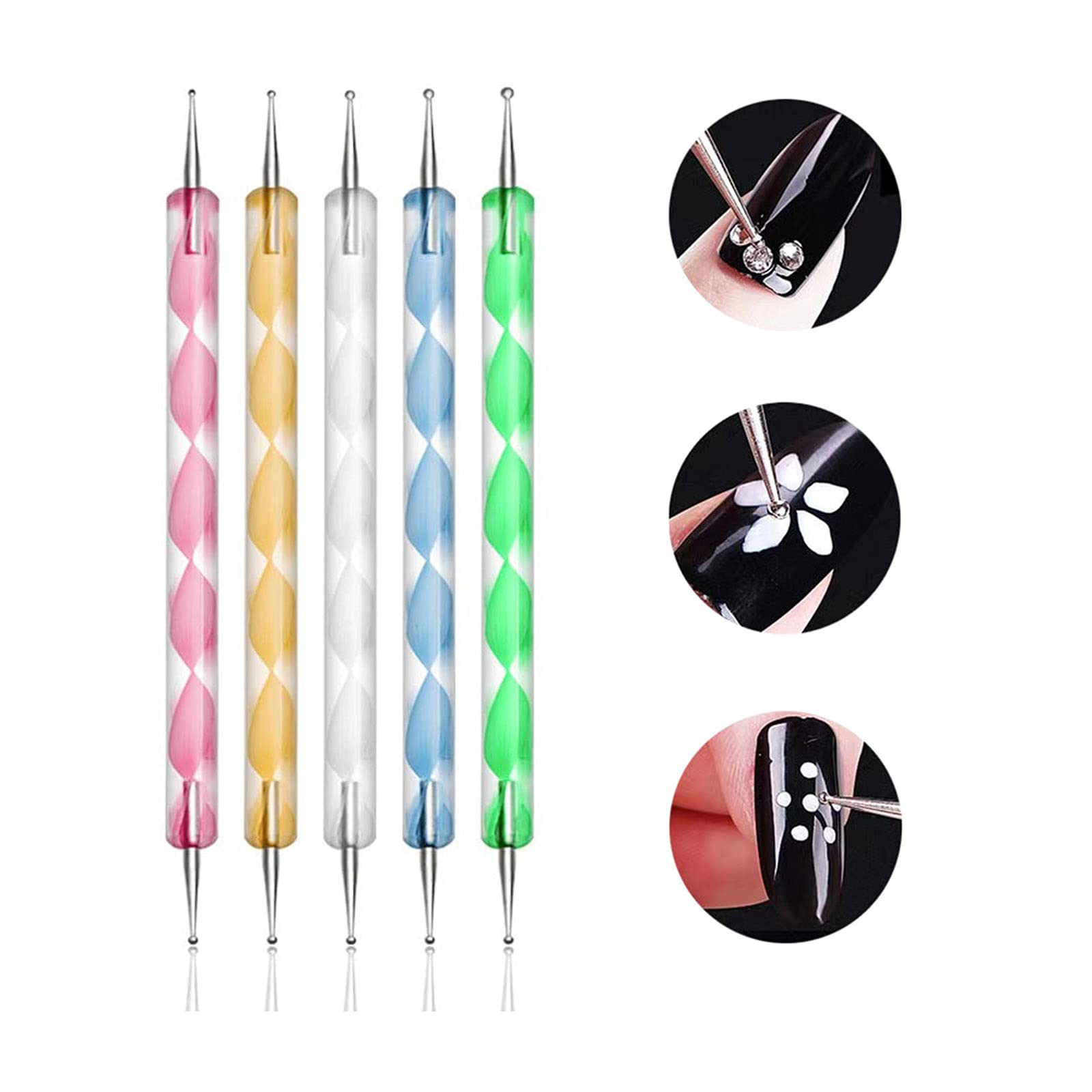 23Pcs Nail Art Brushes Set - Professional Nail Liner, Carving & Dotting Pens for Acrylic French Nail Design, DIY Nail Art Tools (Pink) - Perfect for Salon, Home Manicure & Nail Art Enthusiasts - Layfoo