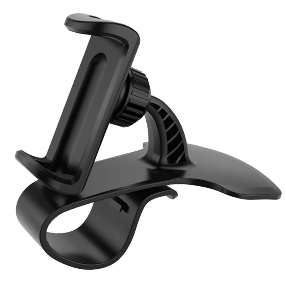 360° Rotating Universal Car Phone Holder Stand - HUD Dashboard Mount for iPhone, Samsung & All Smartphones - Perfect for GPS Navigation & Hands-Free Driving