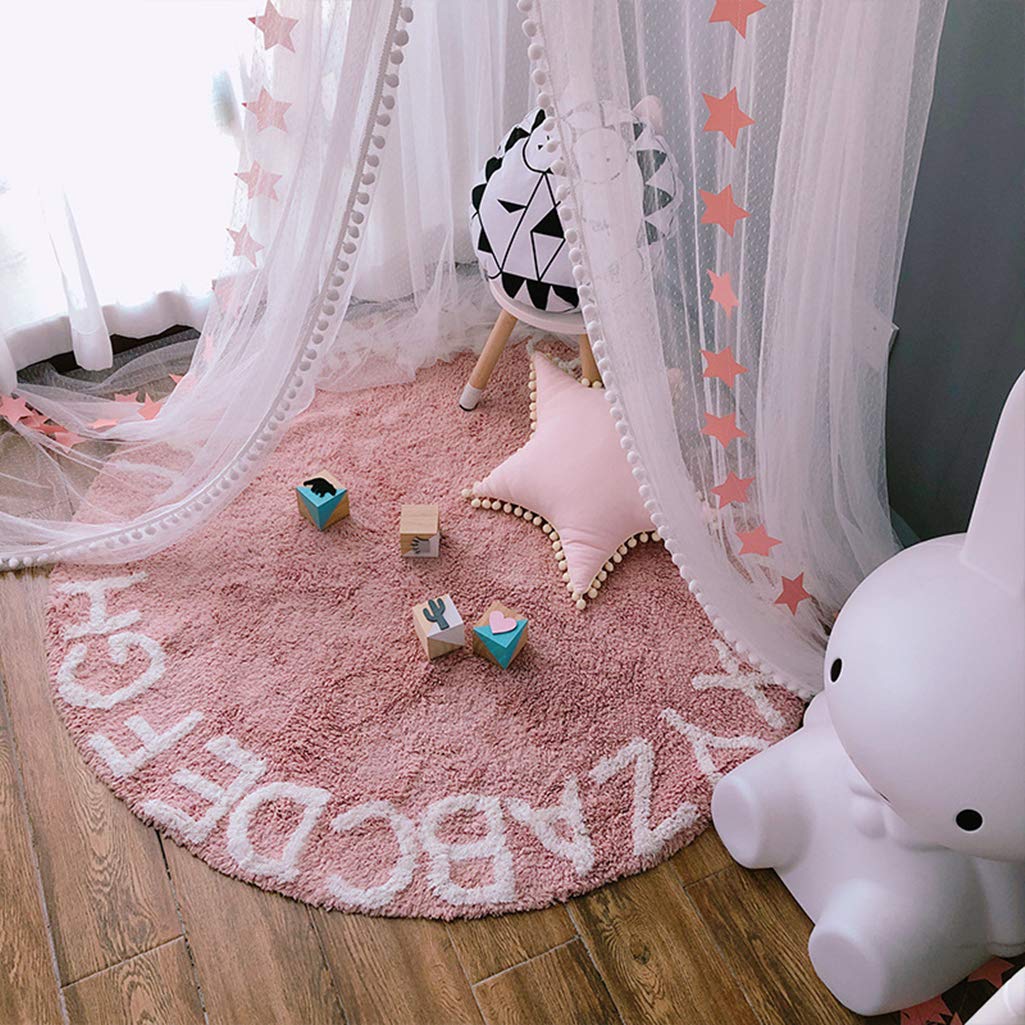 Princess Bed Canopy with Mosquito Net - Pink Star Decor Hanging Tent for Baby Crib & Kids Room Decor | Perfect for Nursery, Bedroom, and Sleep Protection