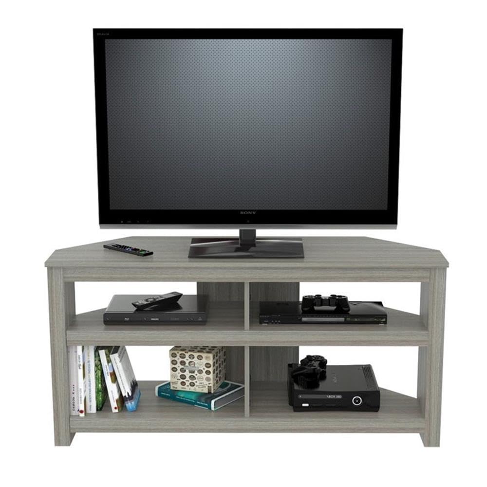 Inval MTV-17019 Corner TV Stand for Flat Screen TVs Up to 60