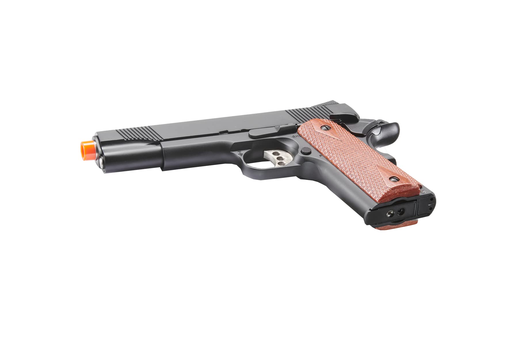 Full Metal R30-4 1911 Gas Blowback Airsoft Pistol - Black - High Performance Airsoft Gun for Training & Competition - Army Armament LT Series - Perfect for Tactical Games & Target Shooting