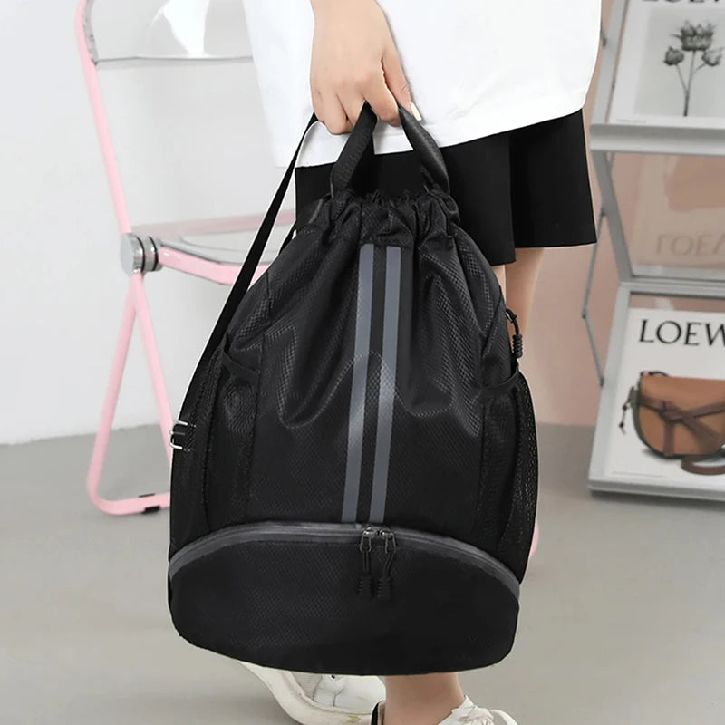 **Large Durable Men's Sports Bag for Football, Basketball, Gym & Swimming - Perfect for Outdoor Activities, Travel & Training**