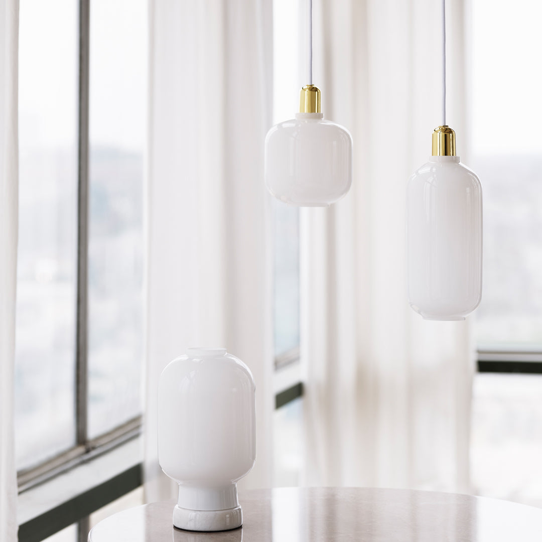 Modern Amp Pendant Lamp - Industrial Style Hanging Light Fixture for Kitchen Island, Dining Room & Bedroom Lighting | Dimmable Edison Bulb Compatible