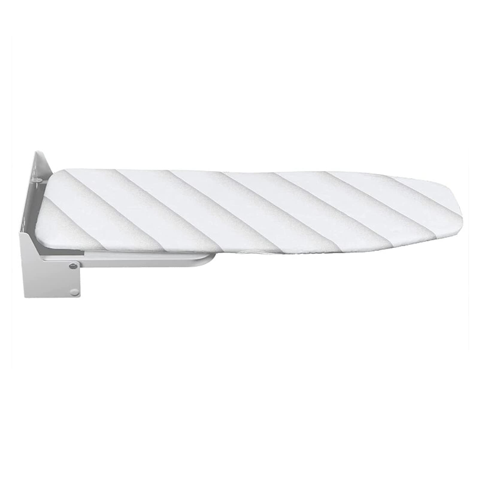 Wall Mounted Ironing Board - 180° Rotatable Space Saving Folding Ironing Table with Heat Resistant Cover | Anti-Scald White Iron Board for Small Spaces & Laundry Rooms | Perfect for Apartments, Dorms & Home Use