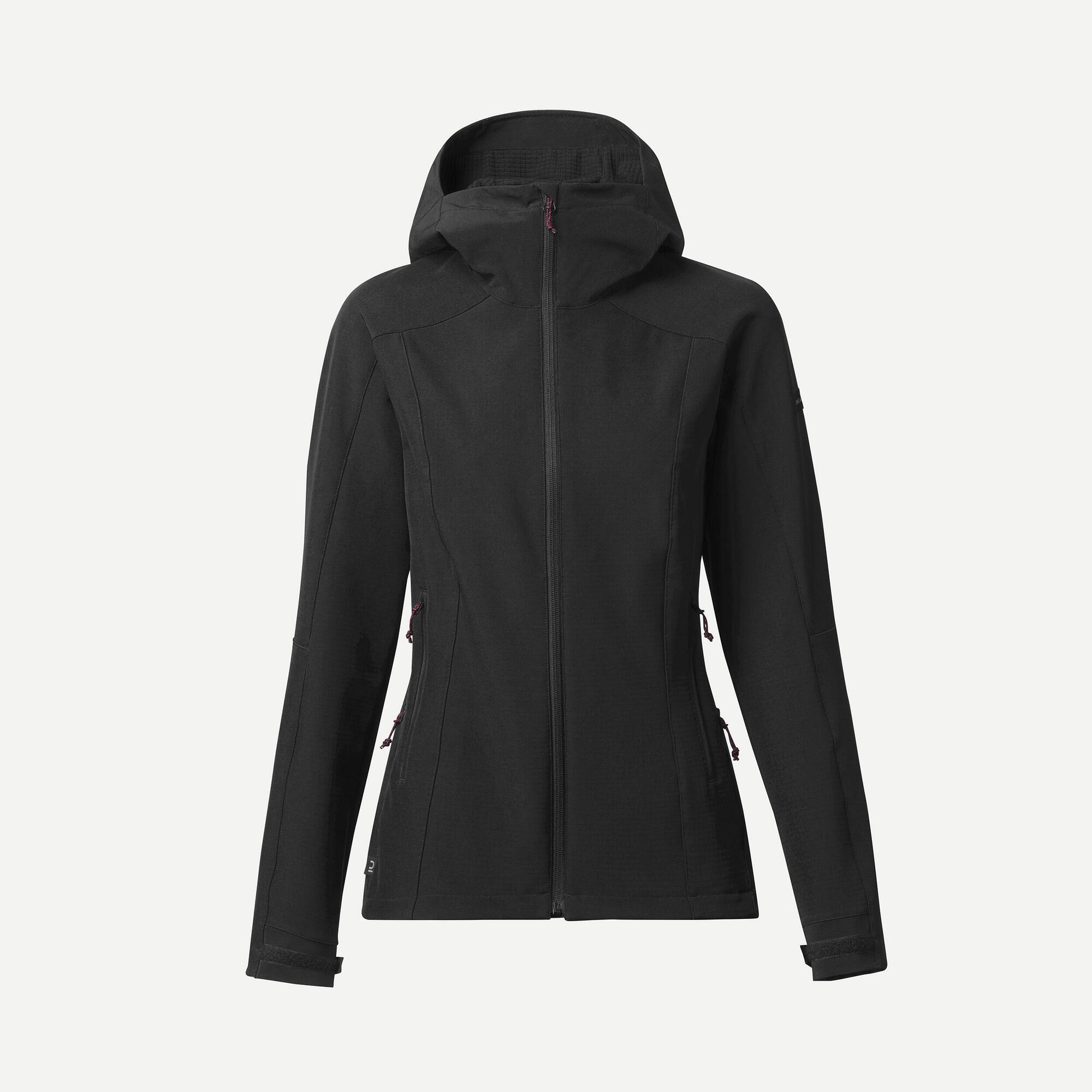 Forclaz Women's MT500 Windproof Warm Softshell Jacket - Lightweight Hiking & Outdoor Activities