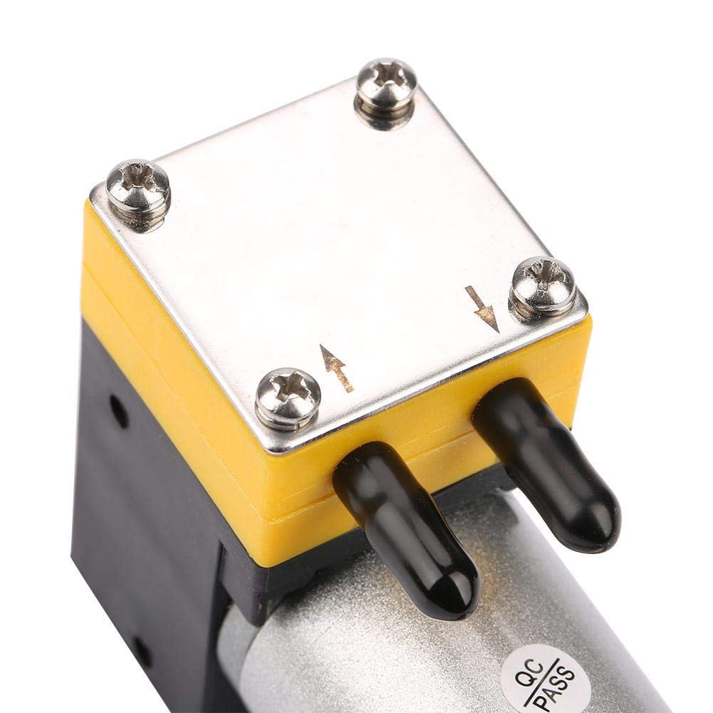 24V Mini Diaphragm Pump 0.4-1L/min - Air & Liquid Transfer Vacuum Pump for Aquariums, Medical Devices & Laboratory Equipment