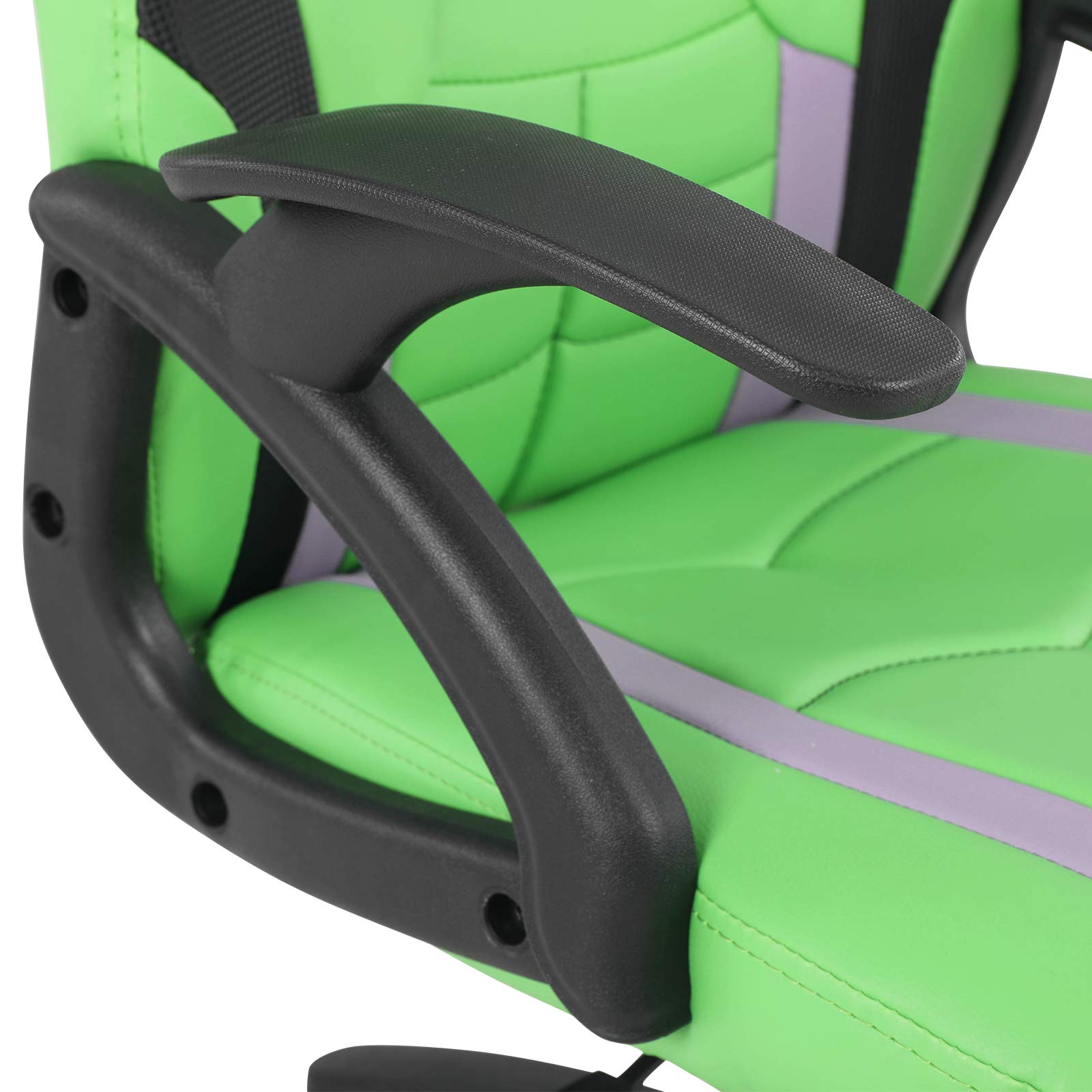 Modern-Depo Ergonomic Gaming Chair for Teens & Juniors - High Back Racing Style Computer Chair with Adjustable Height - Perfect for Gaming, Office & Study - Green