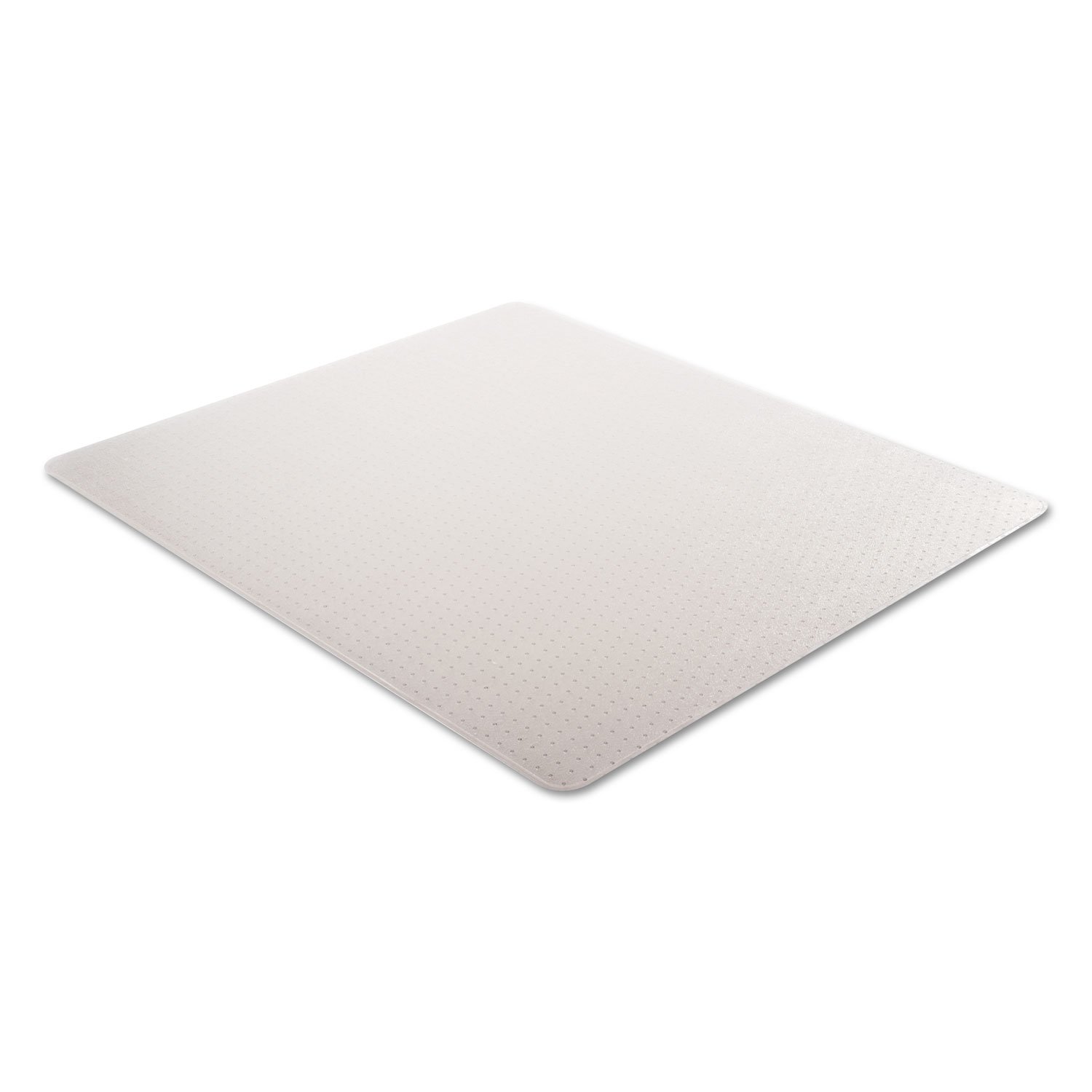 Alera Clear Studded Chair Mat for Flat Pile Carpet - 46