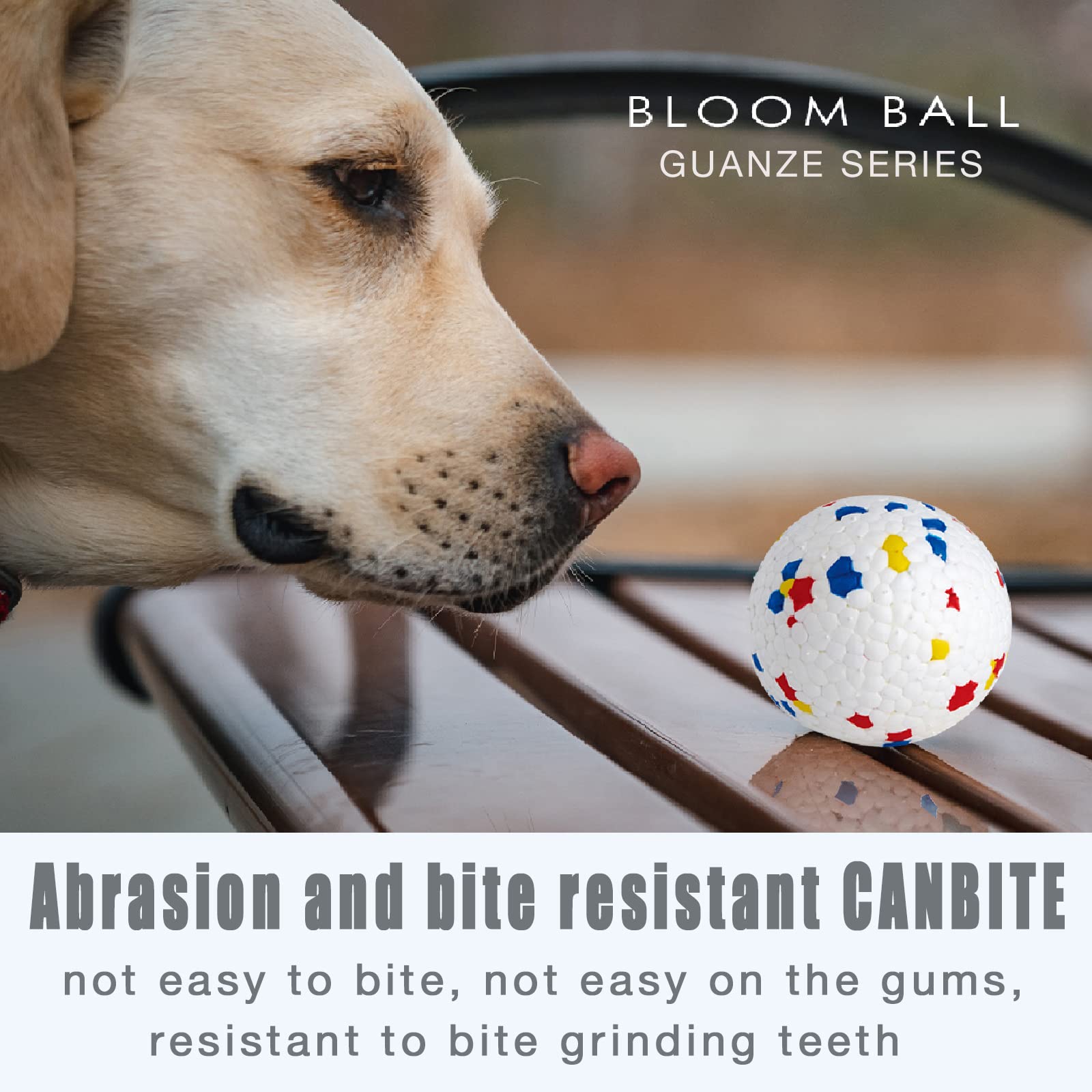 Indestructible Dog Ball Toys for Aggressive Chewers - Durable TPR Rubber Chew Toy, Floating & Bouncy Fetch Ball for Large Dogs - Perfect for Water Play, Outdoor Fetch Games & Power Chewers