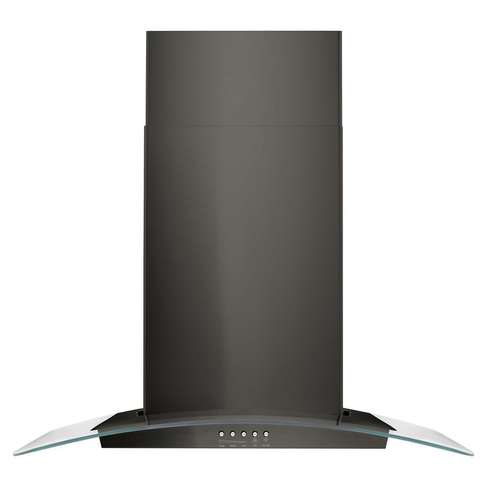 Amana WVW51UC0HV 30-Inch Concave Glass Wall Mount Range Hood - Powerful Kitchen Ventilation for Smoke & Odor Removal - Perfect for Modern Home Cooking & Grilling