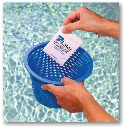 Artist Unknown CuLator Metal Eliminator & Stain Preventer for Pools & Spas - 6 Month Supply | Liquid Powder Formula | Removes Rust & Scale | Perfect for Inground & Above Ground Pools, Hot Tubs