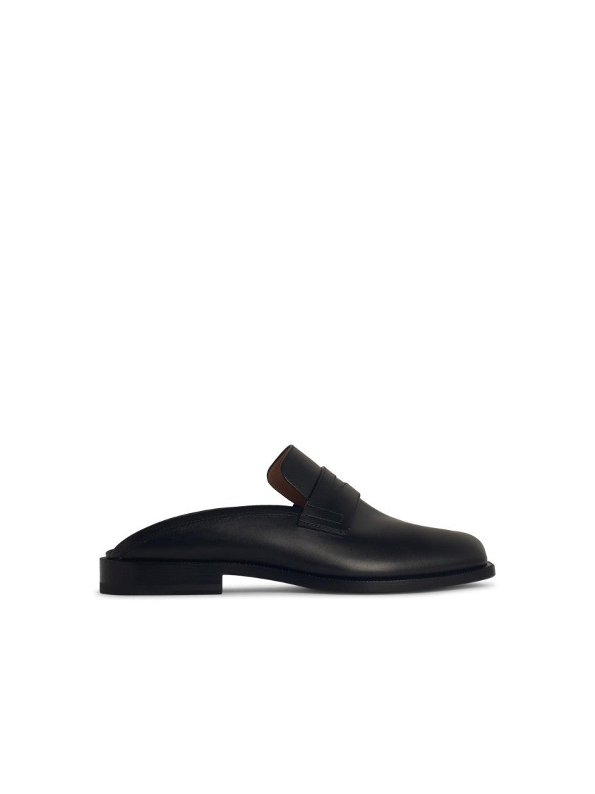 Black Leather Tabi Sabots - Comfortable & Stylish Japanese Split-Toe Shoes for Women - Perfect for Yoga, Martial Arts & Casual Wear