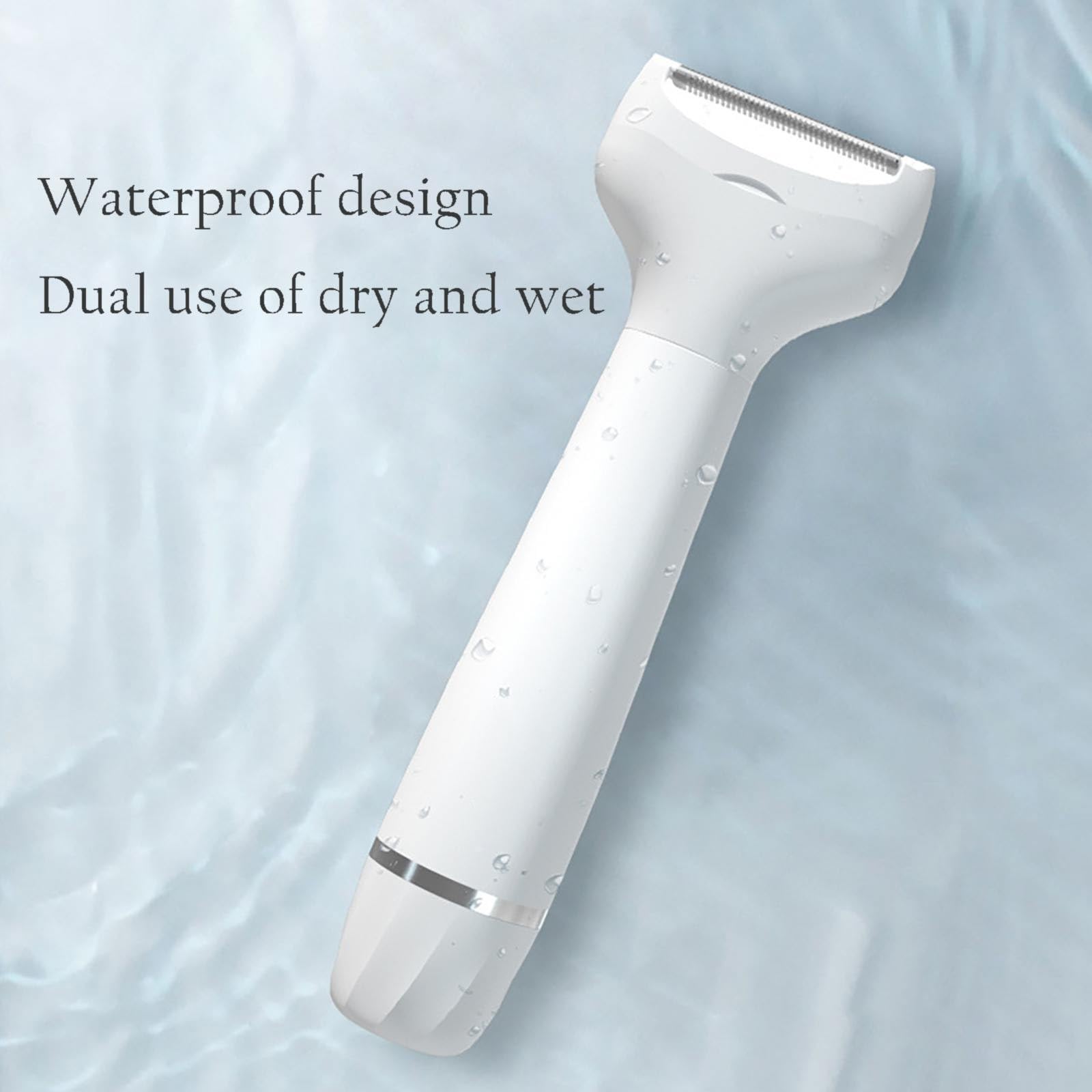 5 in 1 Electric Shaver Razor for Women - Painless Hair Remover for Face, Nose, Eyebrow, Armpit, Legs & Bikini Area | Rose Gold | Perfect for Travel, Gym & Daily Grooming