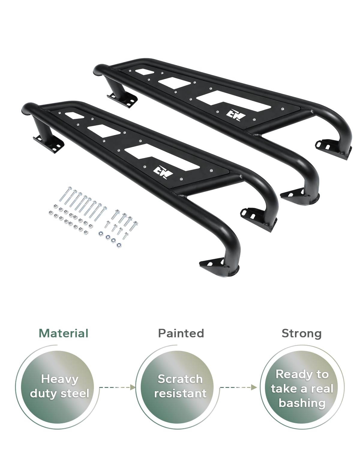 NIXFACE Talon 1000 N ERF Bars/Tree Kickers/Rock Sliders for 2019+ Honda Talon 1000R & 1000X - Heavy Duty Steel Tubing Off-Road Protection - Perfect for Trail Riding, Rock Crawling & UTV Adventures