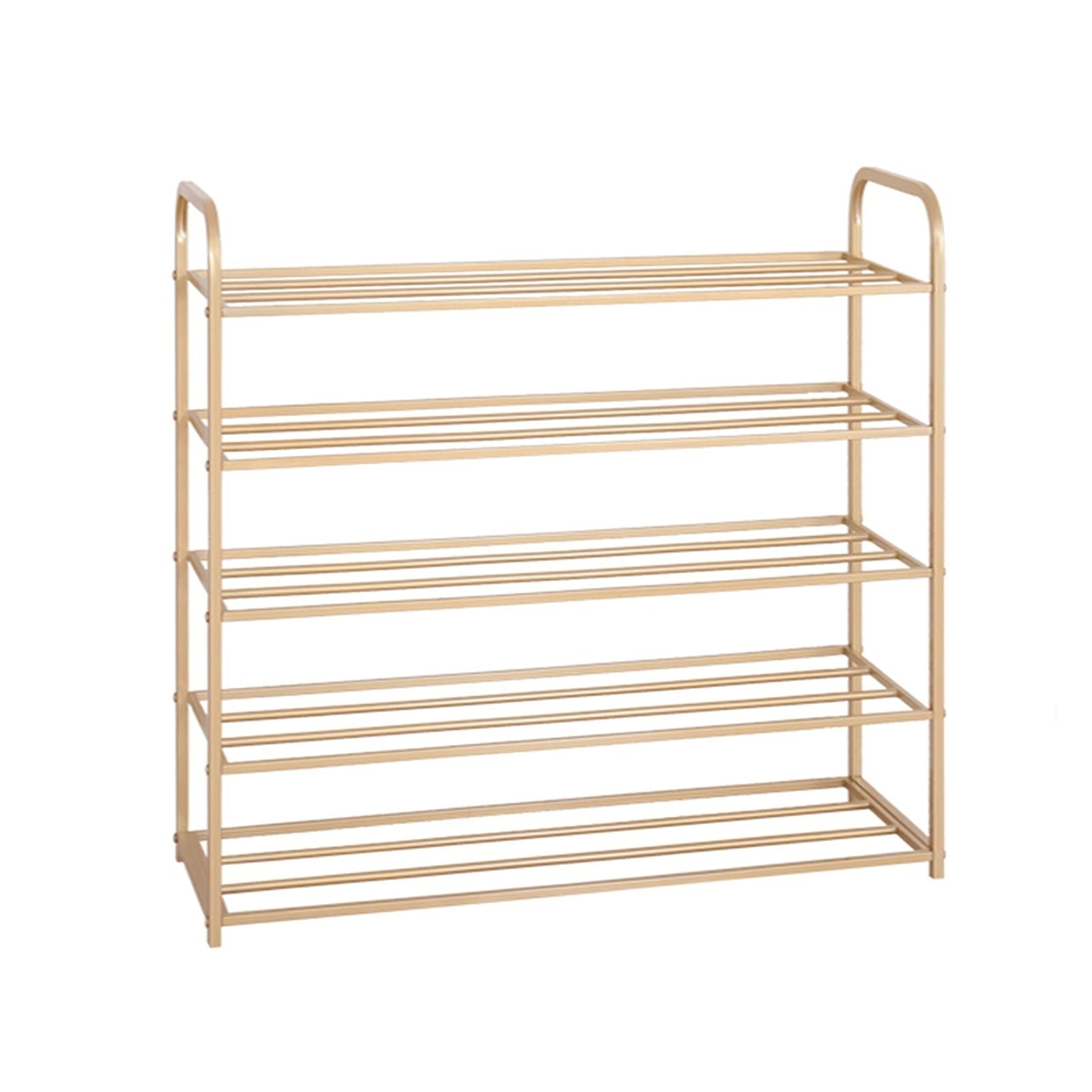 5-Tier Metal Shoe Rack Organizer - Space Saving Vertical Shoe Storage for Closet, Bedroom & Living Room | Durable Multi-Functional Shoe Shelf for Sneakers, Boots & Heels | Perfect for Small Spaces & Apartment Organization