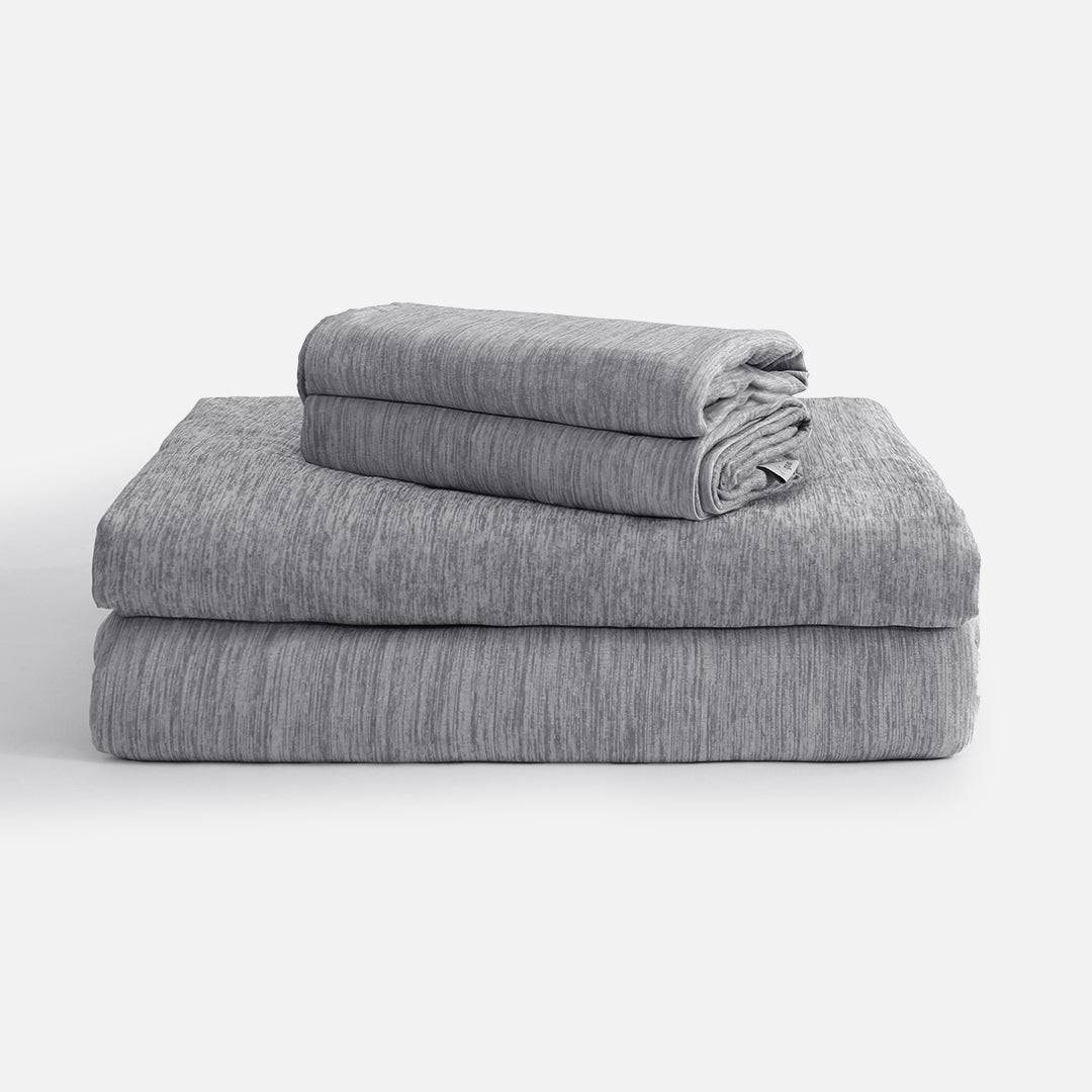 Cool Summer 4 Piece Outfit Set - Gray Casual Wear Bundle for Women | Perfect for Beach Vacations, Pool Parties & Summer Getaways