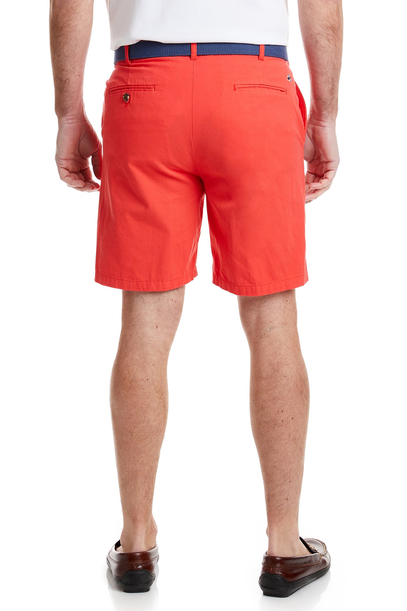Vintage Washed Red Canvas Island Shorts for Men - Casual Beachwear, Summer Vacation & Tropical Getaway Outfits