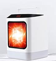 MAD HORNETS Portable Electric Space Heater with Adjustable Thermostat & Timer - Ceramic Heater for Bedroom, Office, Home Use - Fast Heating & Energy Saving for Winter & Cold Weather