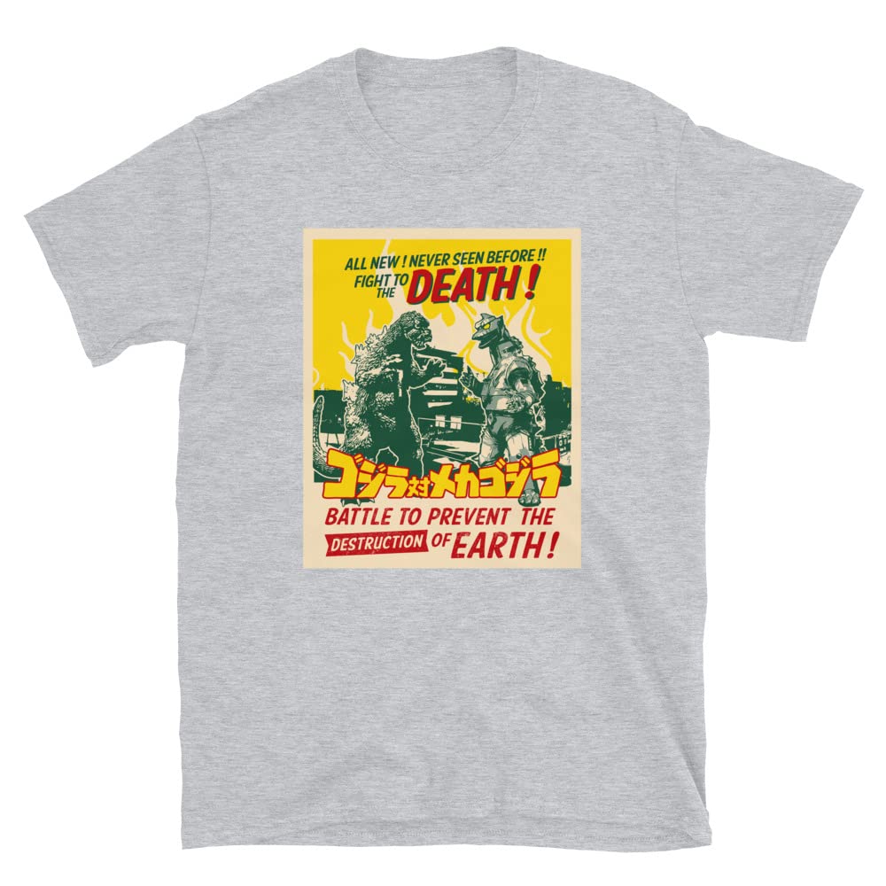 Godzilla T-Shirt for Men & Women - Vintage Tokyo Movie Tee - Cool Graphic T-Shirt for Fans, Cosplay, Halloween & Casual Wear