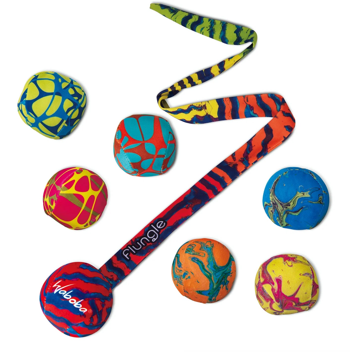 Flungle Ball Toss Game Set - Outdoor Yard & Beach Tossing Game for Kids & Adults - Fun Backyard Party, Picnic & Camping Activity