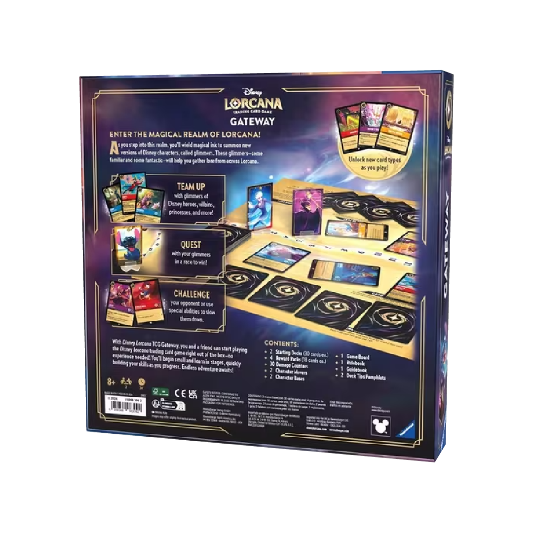 Ravensburger Disney Lorcana Gateway TCG Card Game | Collectible Trading Card Game for Beginners & Fans | Perfect for Family Game Nights & Disney Collectors