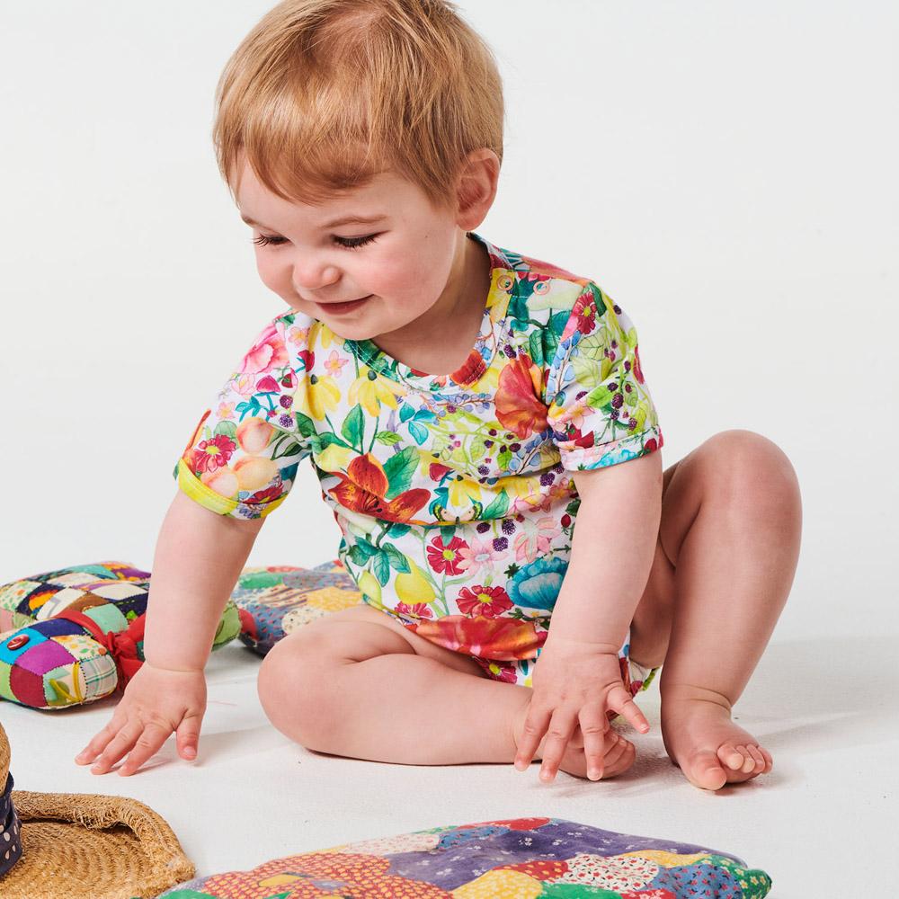 Organic Cotton Short Sleeve Romper for Baby Girls & Boys - Soft & Breathable Outfit for Summer Play, Beach & Casual Wear