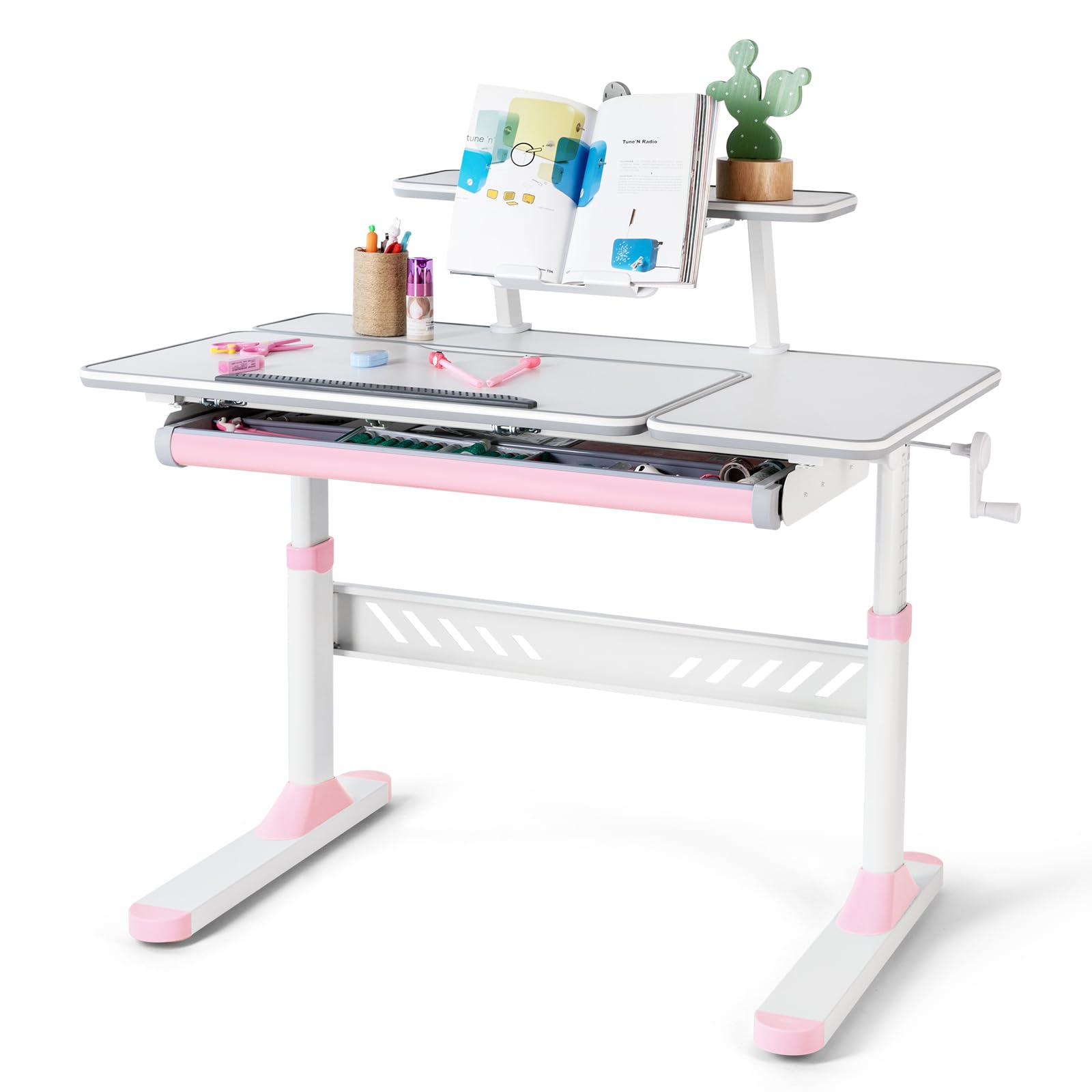 COSVALVE Adjustable Kids Desk with Drawer - 39