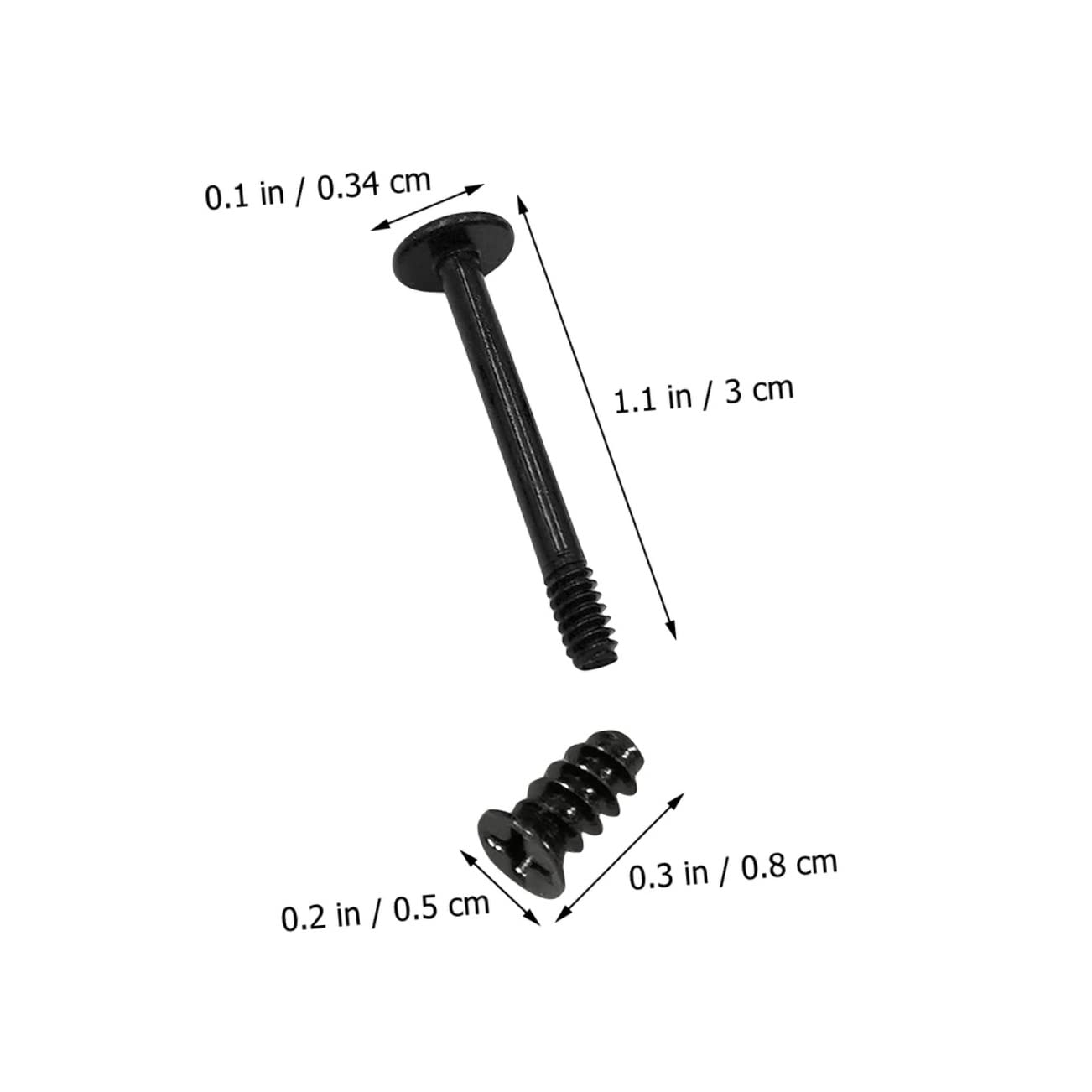 TEHAUX 3 Sets Computer Case Fan Screw Kit - Self Tapping Bolts & Nuts for PC Cooling Fans - Perfect for PC Builds, Gaming Rigs, and DIY Computer Upgrades