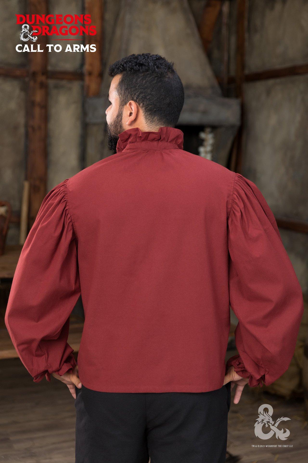 Dungeons & Dragons Bard T-Shirt - Red Fantasy RPG Gaming Tee for D&D Players & Tabletop Roleplaying Fans