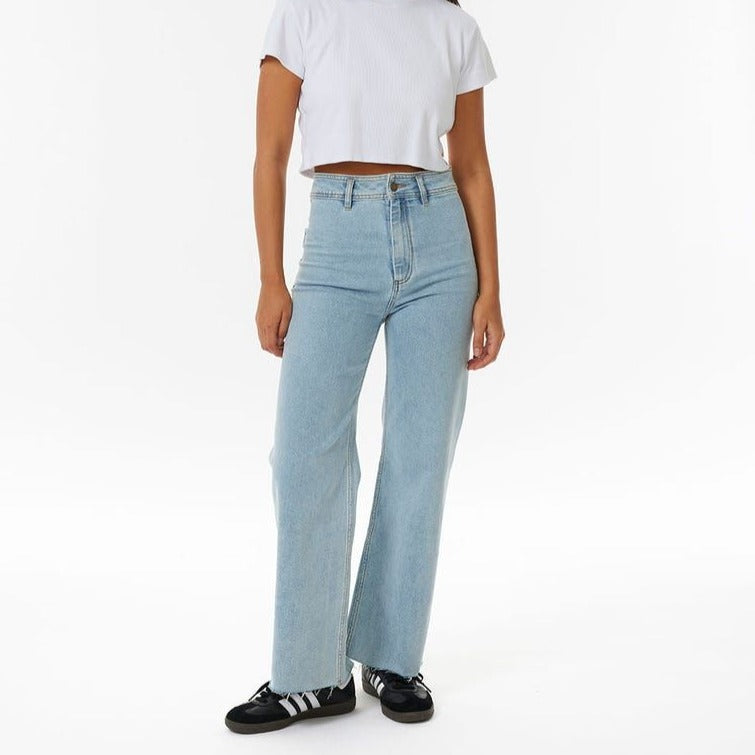 Rip Curl Women's Holiday Denim Jeans - High Waist Stretch Skinny Jeans for Women | Comfortable & Stylish for Travel, Beach & Casual Wear