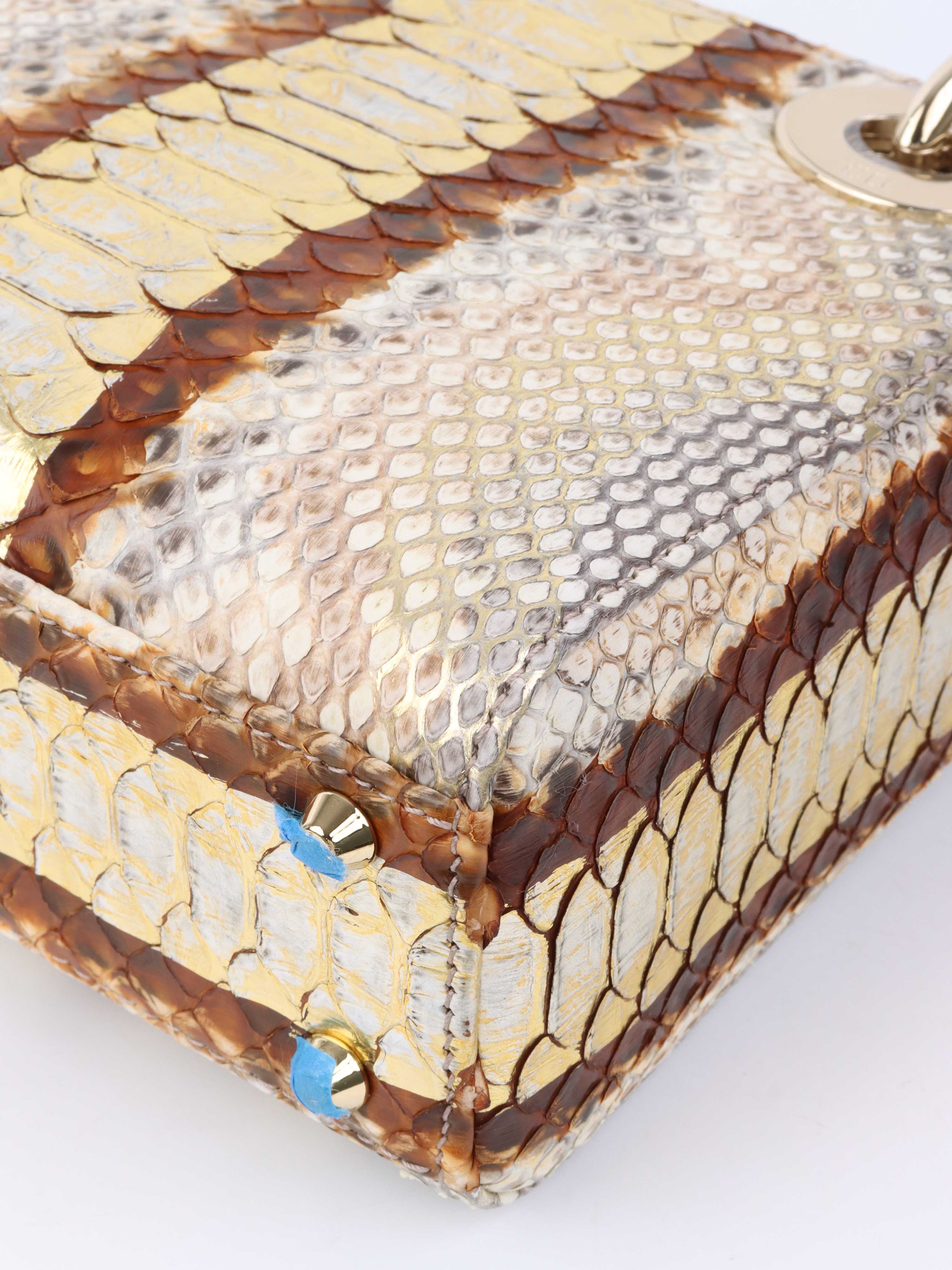 Dior Mini Python Lady Dior Handbag - Luxury Designer Crossbody Bag for Women | Perfect for Parties, Weddings & Special Occasions