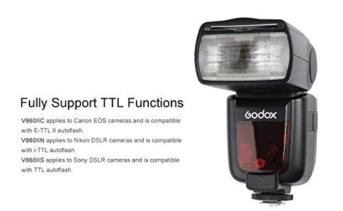 Godox Ving V860II-C E-TTL Li-ion Camera Flash Speedlite for Canon 6D 50D 60D 1DX 580EX II 5D Mark II III - Professional Photography Lighting for Portraits, Weddings & Events