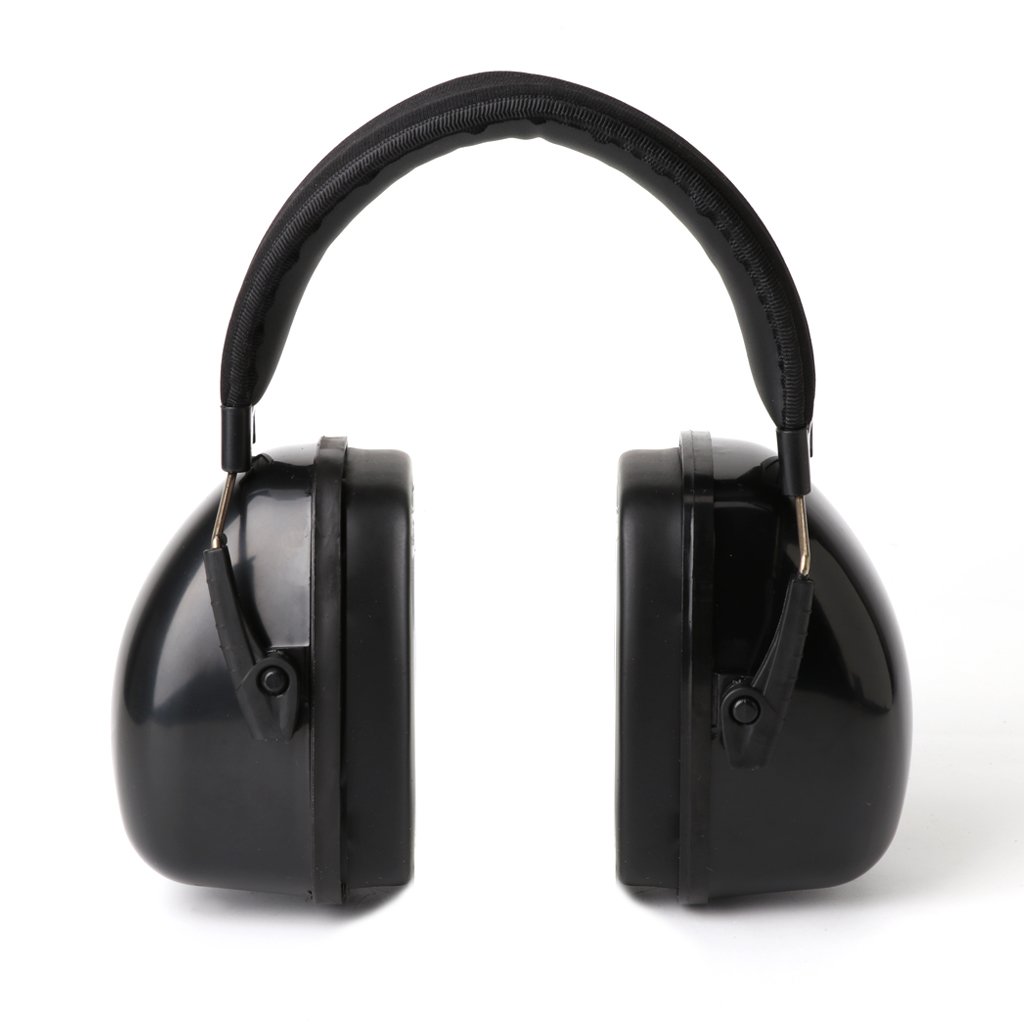 SCASTOE Safety Ear Muffs - Noise Cancelling Hearing Protection for Shooting, Construction & Industrial Work (Black) - Comfortable Earmuffs for Loud Environments