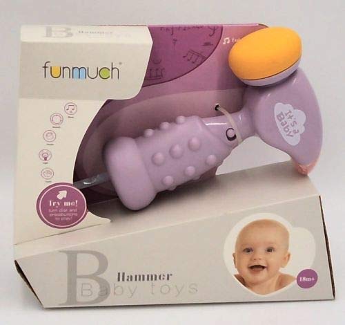 Electric Light and Sound Hammer Toy for Toddlers - Interactive Musical Learning Toy for Babies 12-24 Months - Perfect for Early Development, Sensory Play & Pretend Playtime