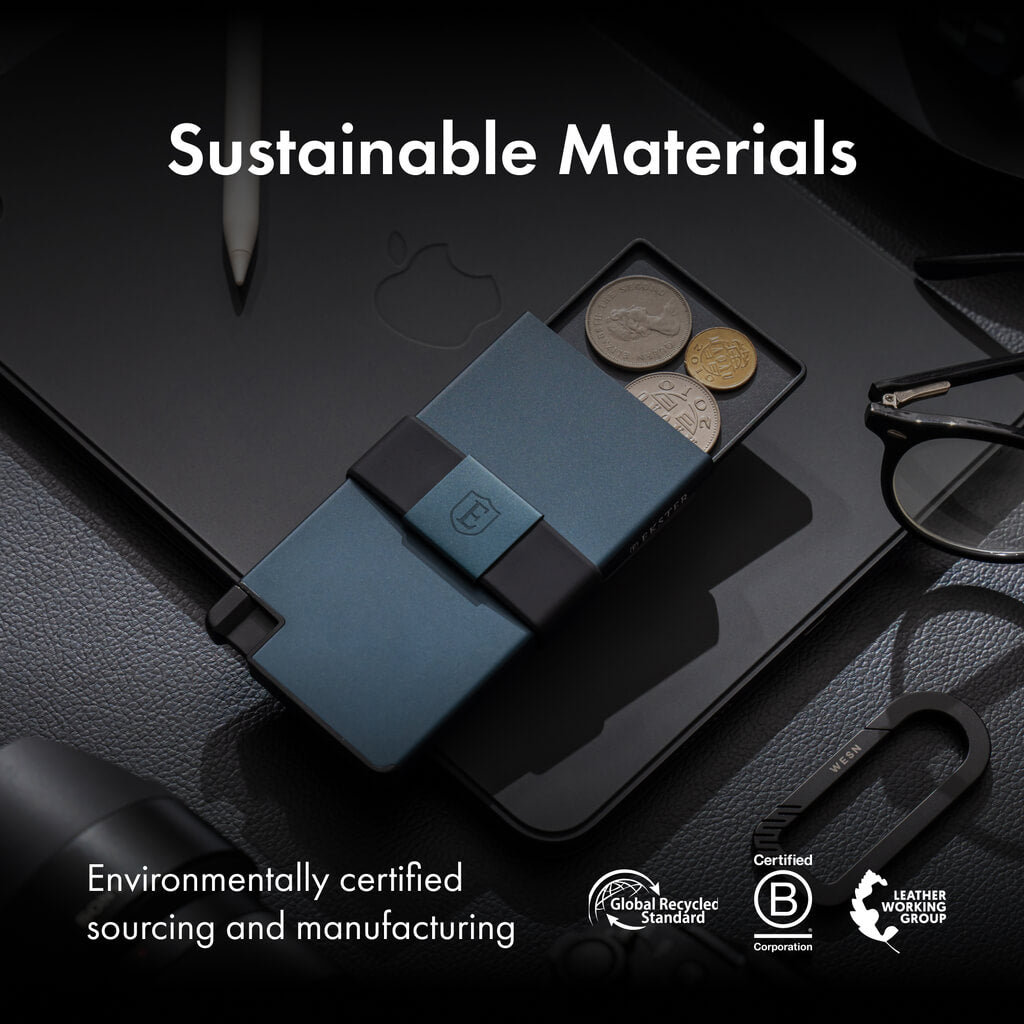 Ekster Pro RFID Blocking Aluminum Card Holder - Slim Minimalist Wallet for Men & Women - Perfect for Travel, Business & Everyday Carry