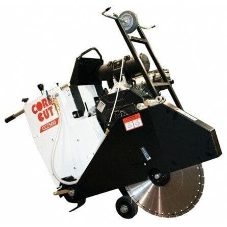 CC2500 Medium Walk Behind Concrete Saw - Heavy Duty Gas Powered Cutting Machine for Construction, Road Repair & Demolition | Perfect for DIY Projects & Professional Contractors