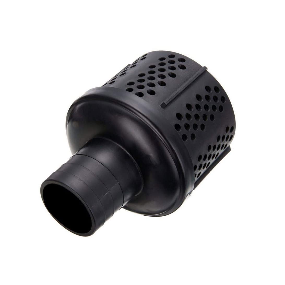 2 Inch Plastic Suction Hose Strainer Filter - Heavy Duty Dirty Water Drainage & Sewage Strainer for Pumps, Ponds, and Industrial Applications