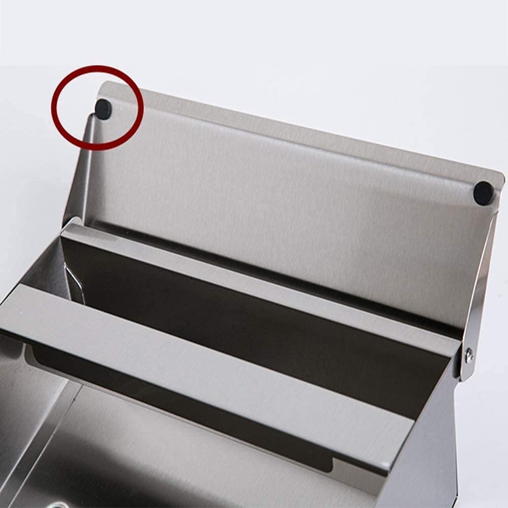Galvanized Steel Lockable Mailbox - Secure Arc Design Letter Post Box for Home & Garden - Perfect for Residential Mail Delivery & Outdoor Decoration