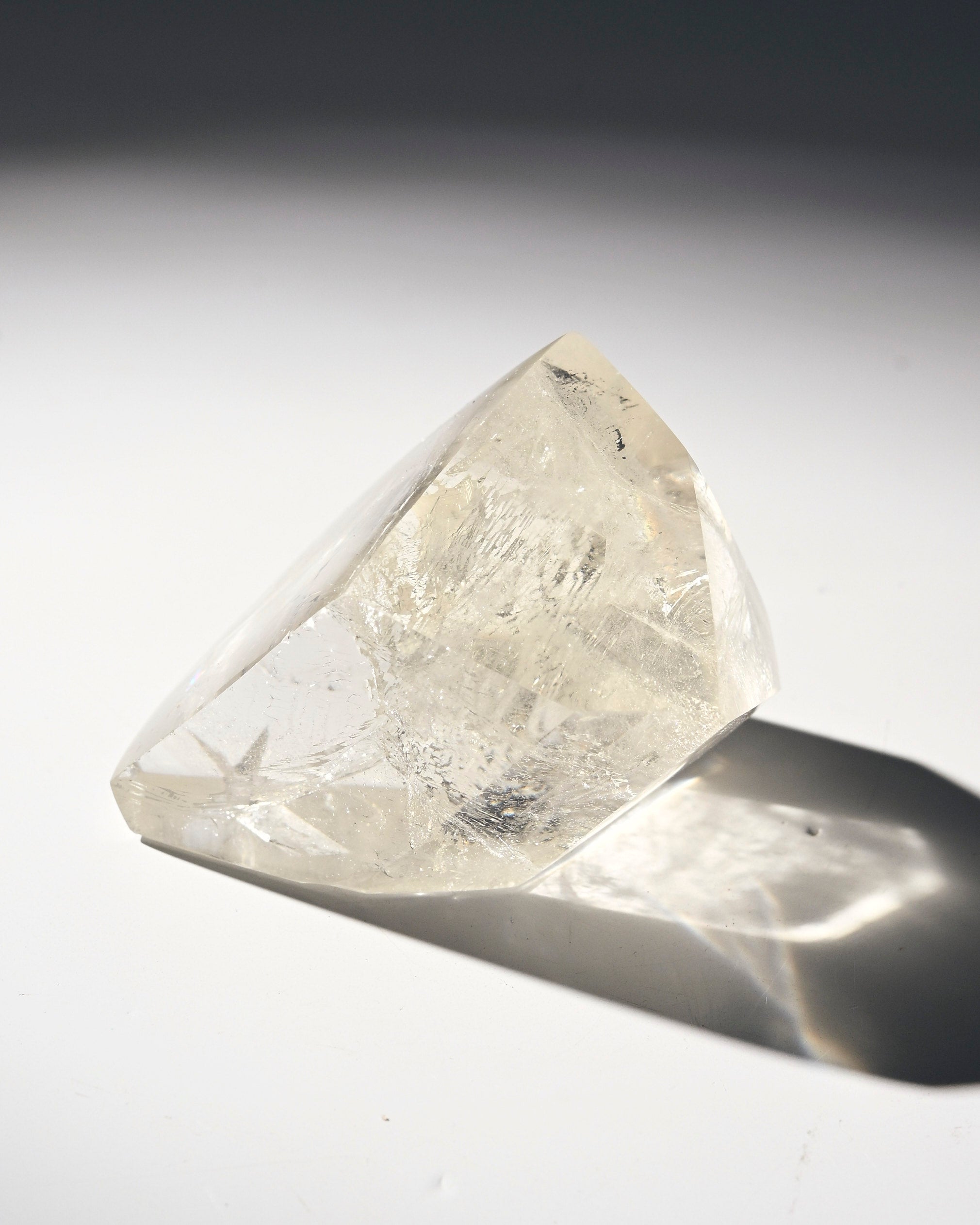 Geometric Quartz Crystal 3 Inch - Natural Healing Stone for Home Decor, Meditation & Spiritual Gifts | Perfect for Office Desk, Yoga Space & Feng Shui