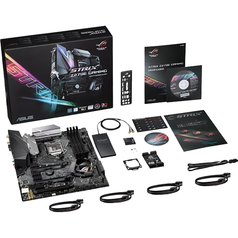 ASUS ATX Motherboard LGA1151 Socket - DDR4 RAM, Dual M.2 Slots, Onboard WiFi 6 & USB 3.1 - Supports DP/HDMI/DVI for Gaming PC & Workstation Builds - Perfect for High-Performance Computing, Streaming & Content Creation