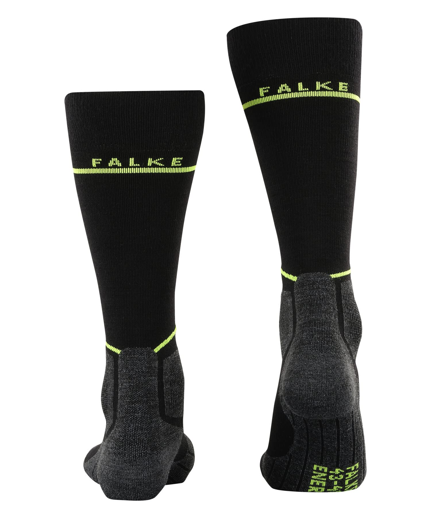 FALKE Men's SK Energizing Merino Wool Compression Ski Socks - 1 Pair for Warmth & Performance - Perfect for Skiing, Snowboarding & Winter Sports