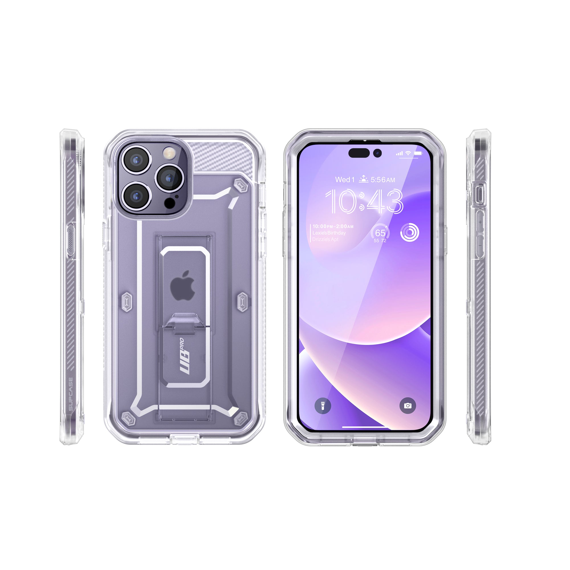 iPhone 14 Pro Max 6.7 Inch Unicorn Beetle PRO Rugged Case - Clear Protective Cover with Military-Grade Drop Protection | Perfect for Outdoor Adventures, Construction Work & Extreme Sports