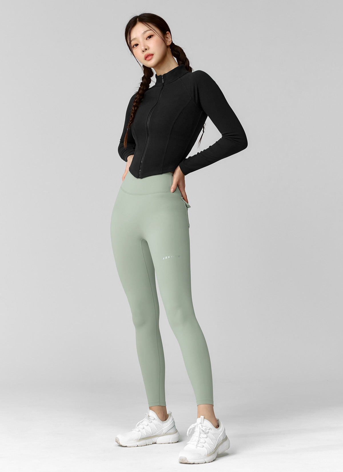Black Label 360N High Waist Pocket Leggings for Women - Yoga, Running & Workout - Comfortable Stretchy Athletic Tights with Side Pockets for Phones & Essentials
