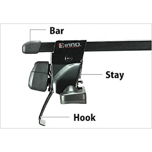 INNO Complete Rack - Premium Bike Rack for Cars, SUVs & Trucks | Heavy Duty Roof Mount Cargo Carrier | Perfect for Road Trips, Camping & Outdoor Adventures