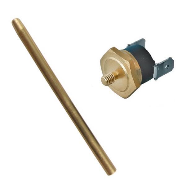 Universal Electric Radiator Fan Push Probe Temperature Thermostat Wiring Kit - Perfect for Car Cooling System, Engine Overheat Protection & DIY Automotive Repairs