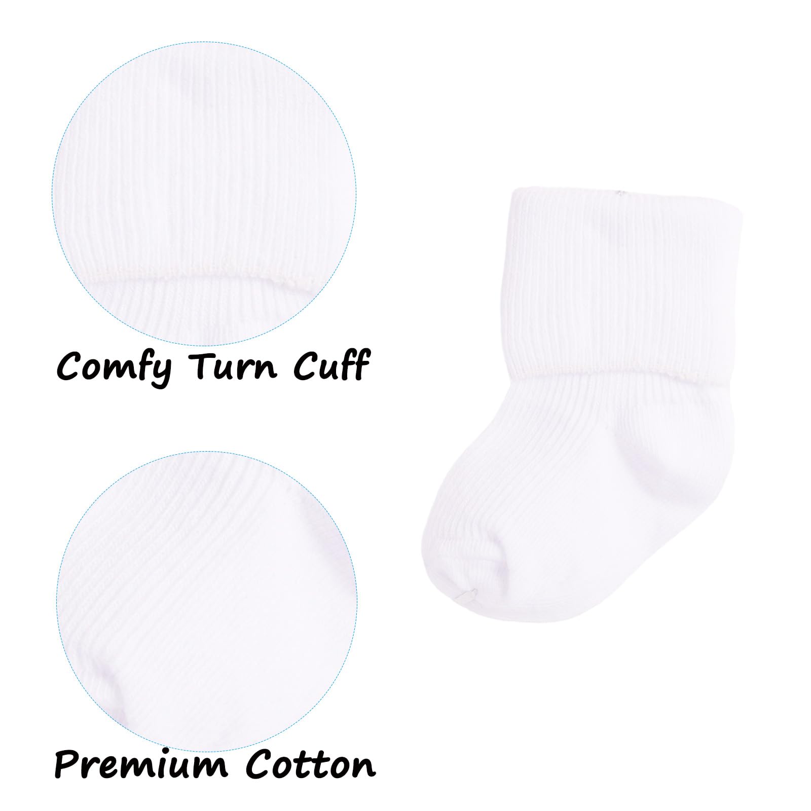 Adorable Baby Girl Socks with Eyelet Triple Lace Ruffles - 2/3/5 Pairs Ankle Dress Socks for Newborns, Infants & Toddlers - Perfect for Special Occasions, Photo Shoots & Everyday Wear