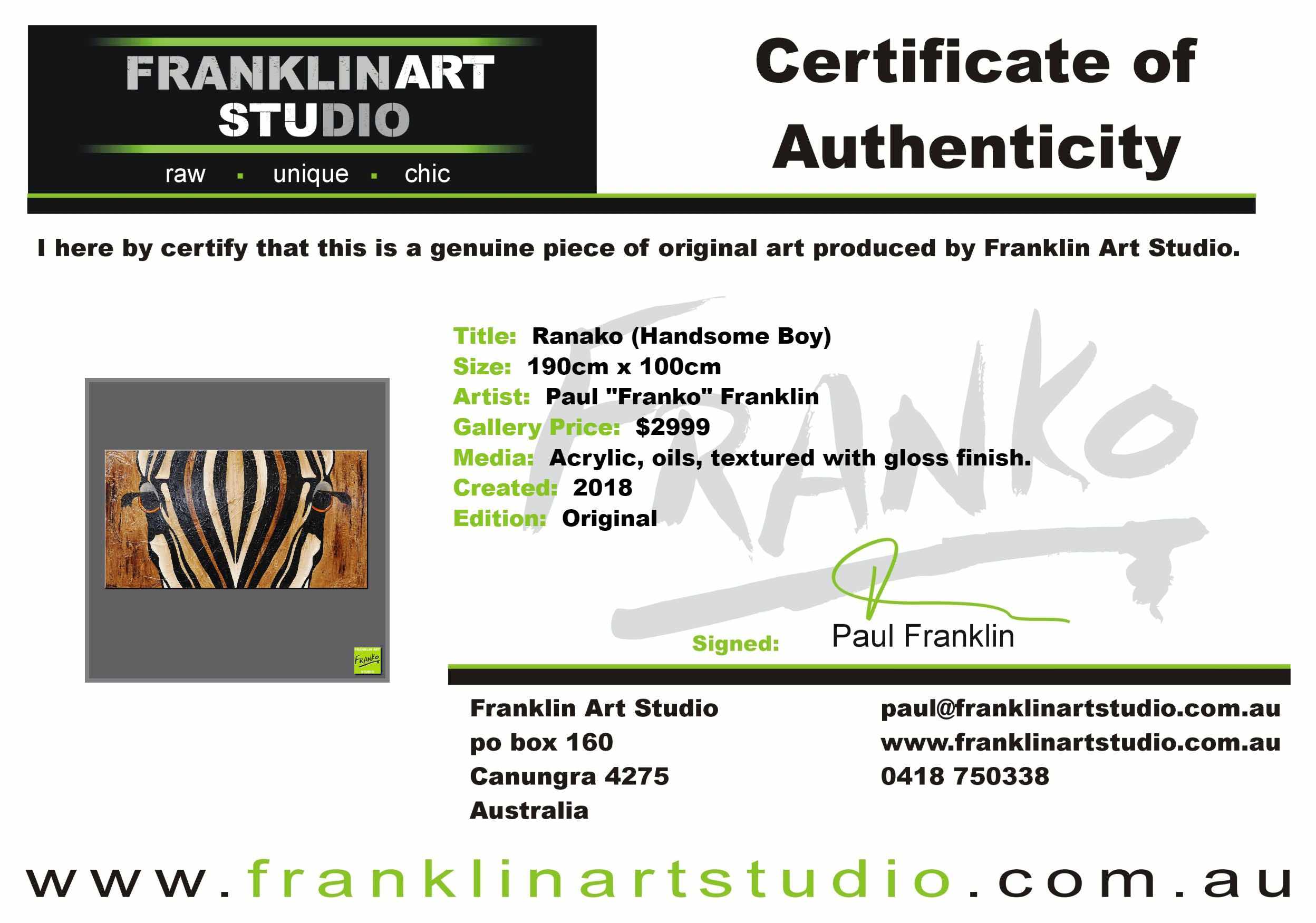Ranako 190cm x 100cm Zebra Abstract Realism Textured Canvas Wall Art - Modern Home Decor for Living Room, Bedroom & Office