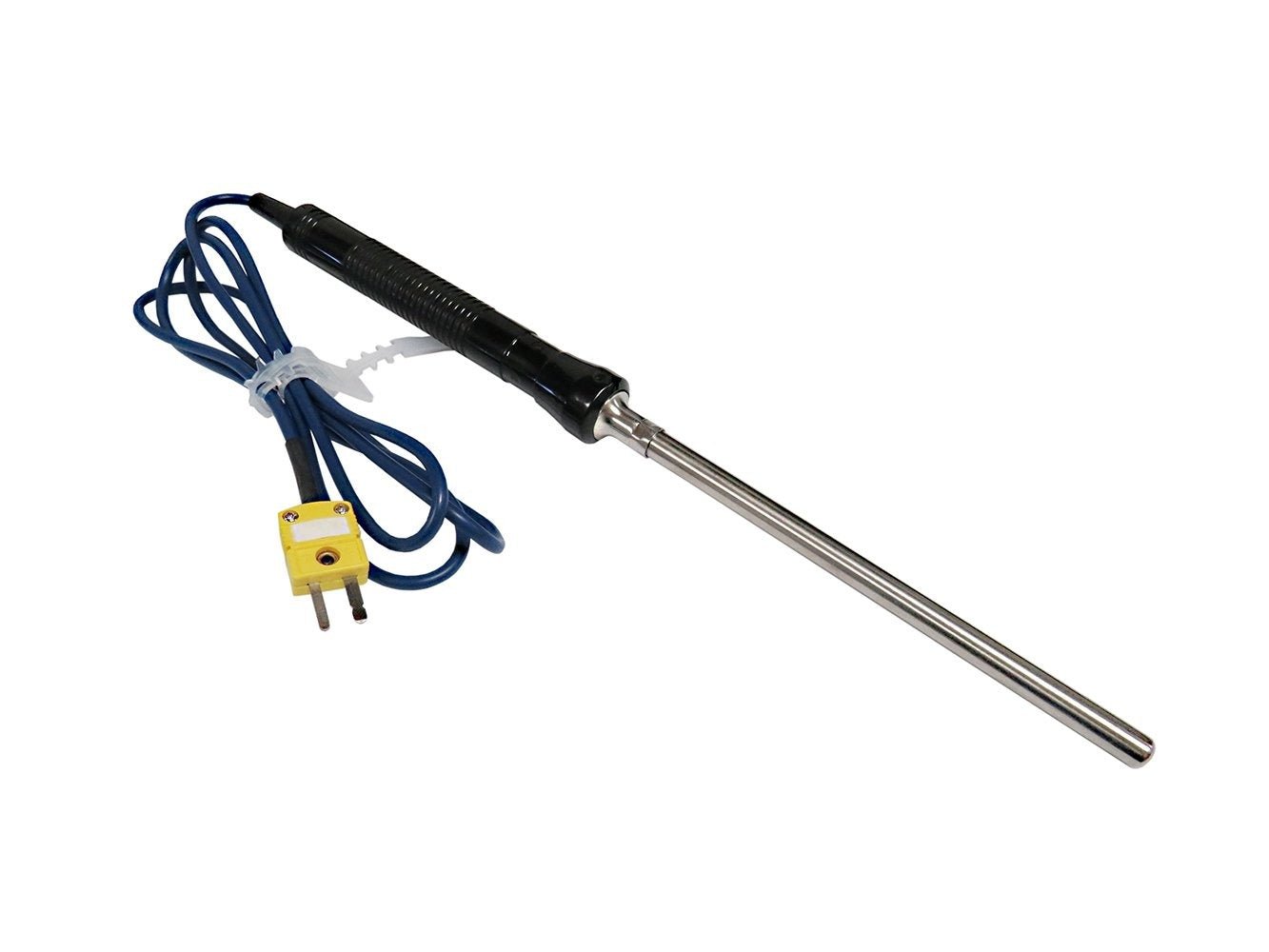 High Temperature Type K Immersion Thermometer Probe - Industrial & Food Grade Thermocouple for Cooking, Brewing, HVAC & Laboratory Use